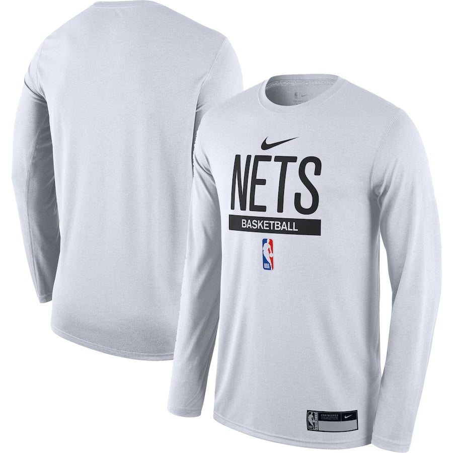 Nike Brooklyn Nets Spotlight Dri-FIT NBA Hoodie Grey