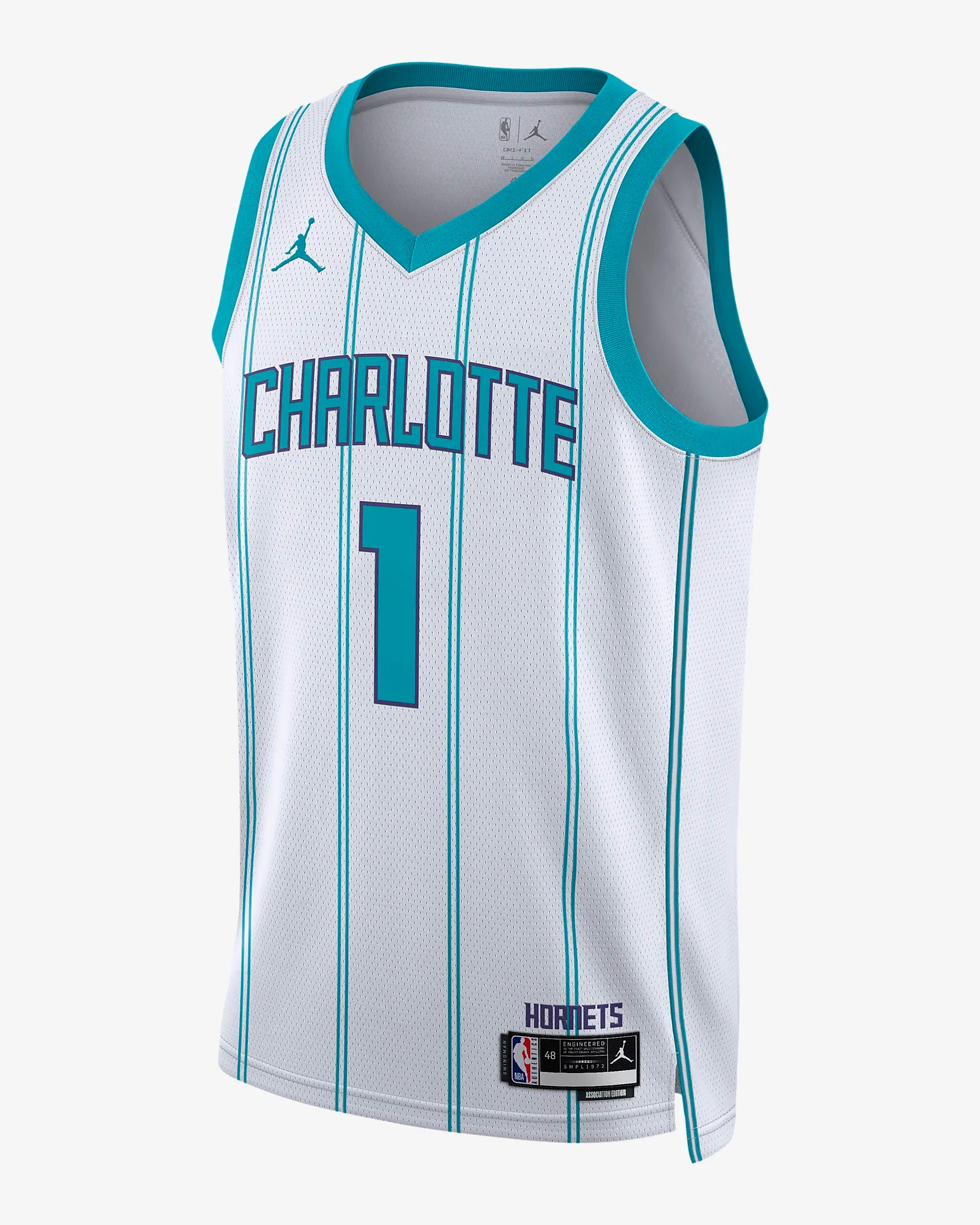 LaMelo Ball Charlotte Hornets 2023/24 Nike Men's Dri-Fit NBA Swingman Jersey in Blue, Size: Medium | DX8610-415