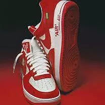 Louis Vuitton Nike Air Force 1 Low By Virgil Abloh White Comet Red