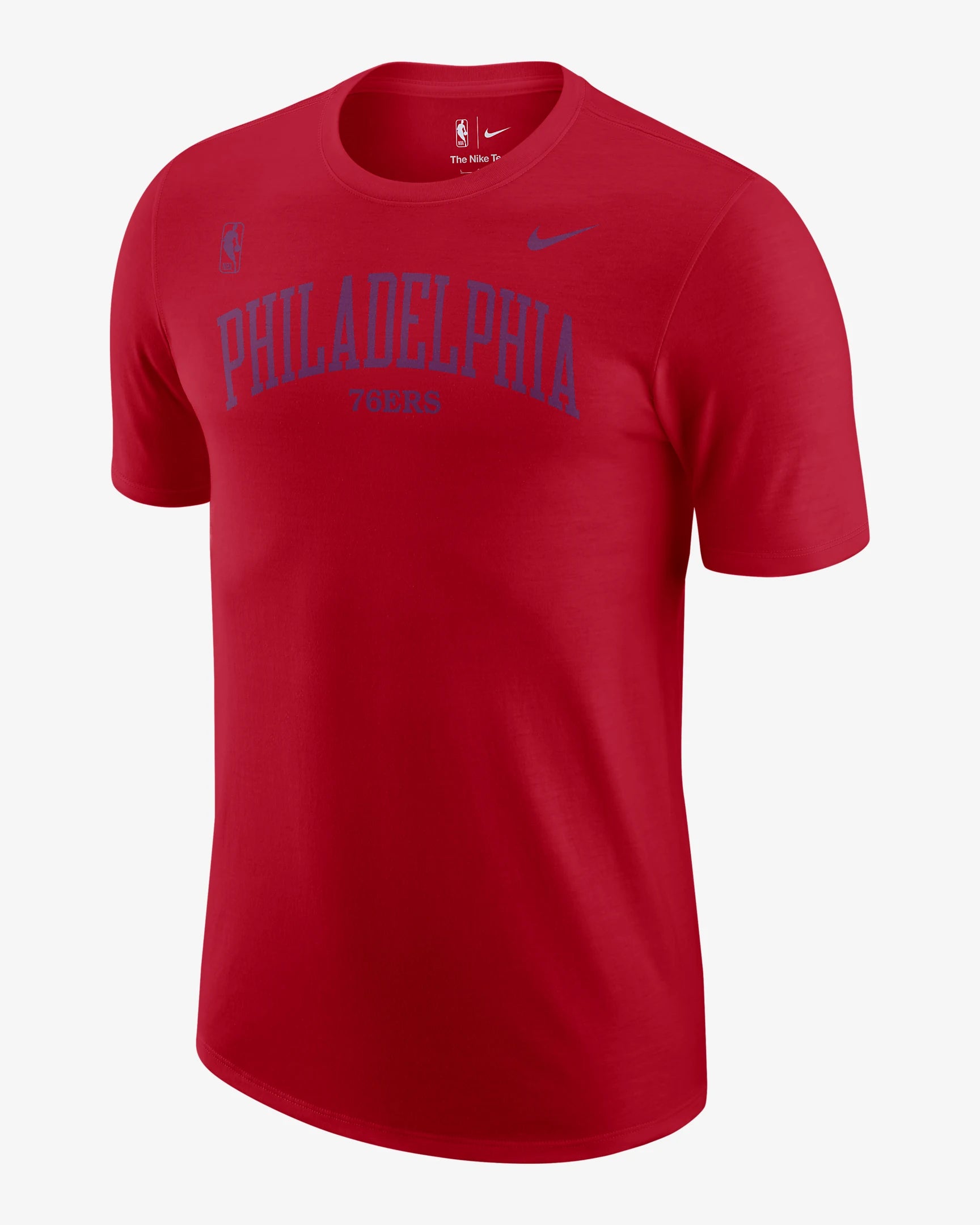 Nike Men's Philadelphia 76ers Black Dri-Fit Practice Long Sleeve T-Shirt, Large
