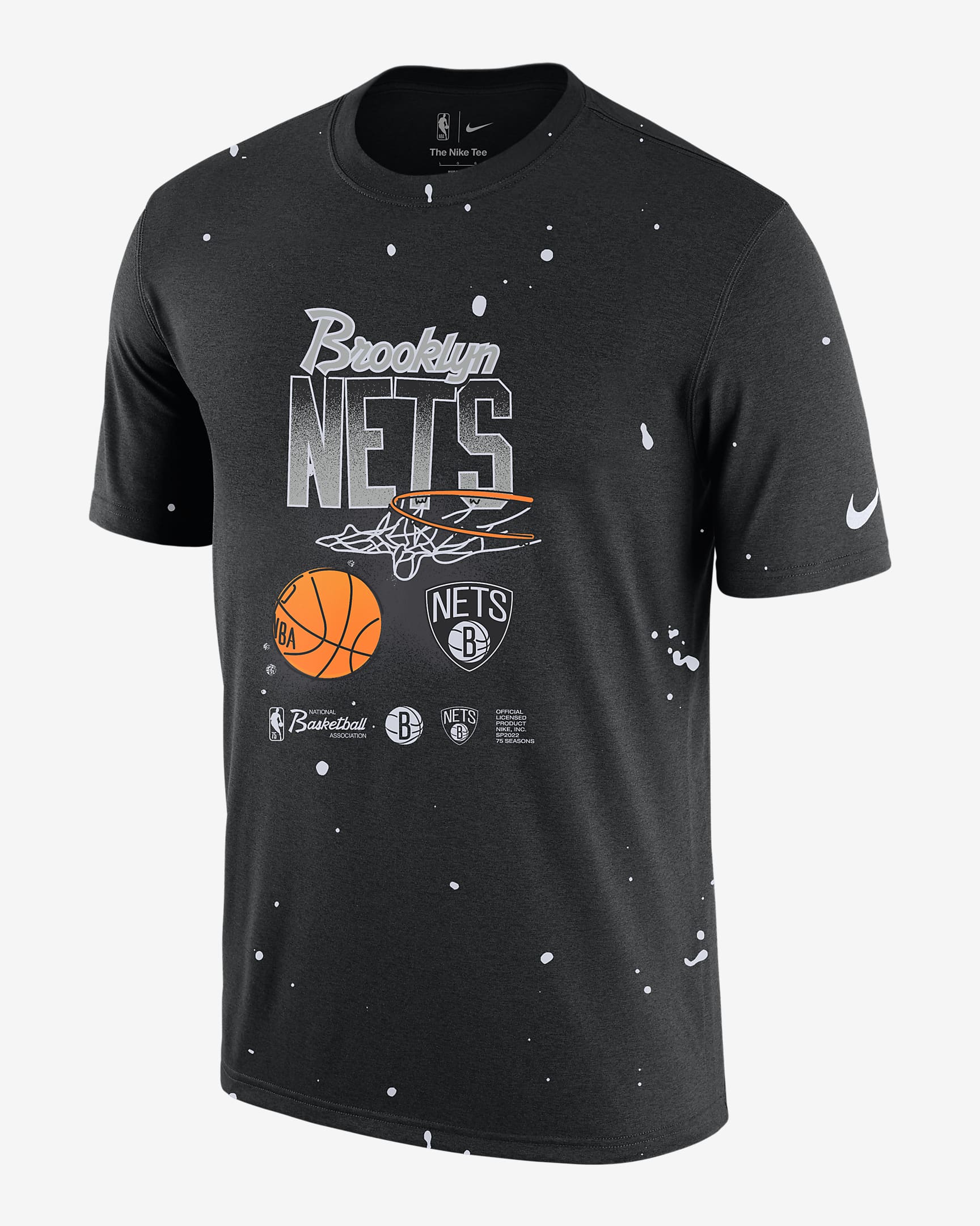 Brooklyn Nets Courtside Splatter Men's Nike NBA T-Shirt – 21 Exclusive  Brand LLC.
