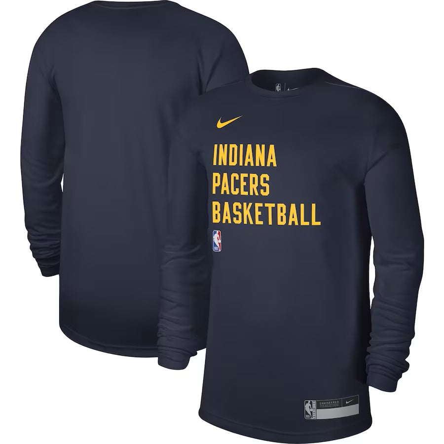 Indiana Pacers Nike Navy 2023/24 Legend On-Court Practice Long Sleeve T-Shirt