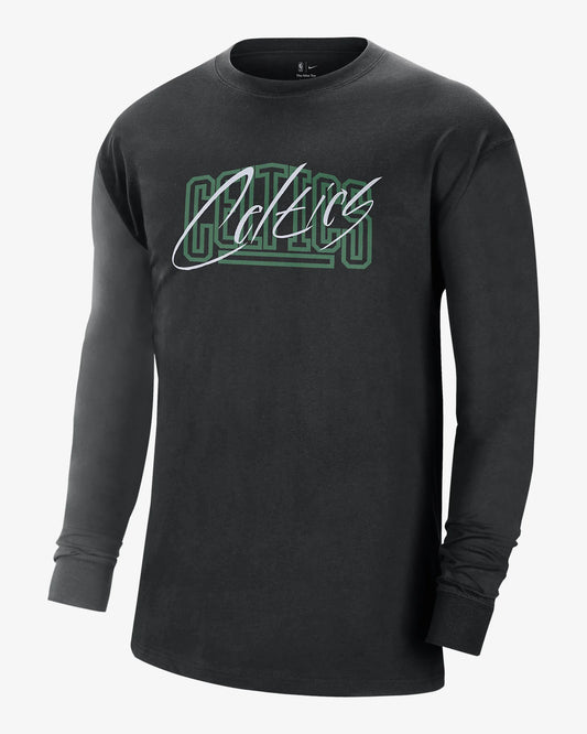 Boston Celtics Courtside Men's Nike NBA Long-Sleeve Max90 T-Shirt