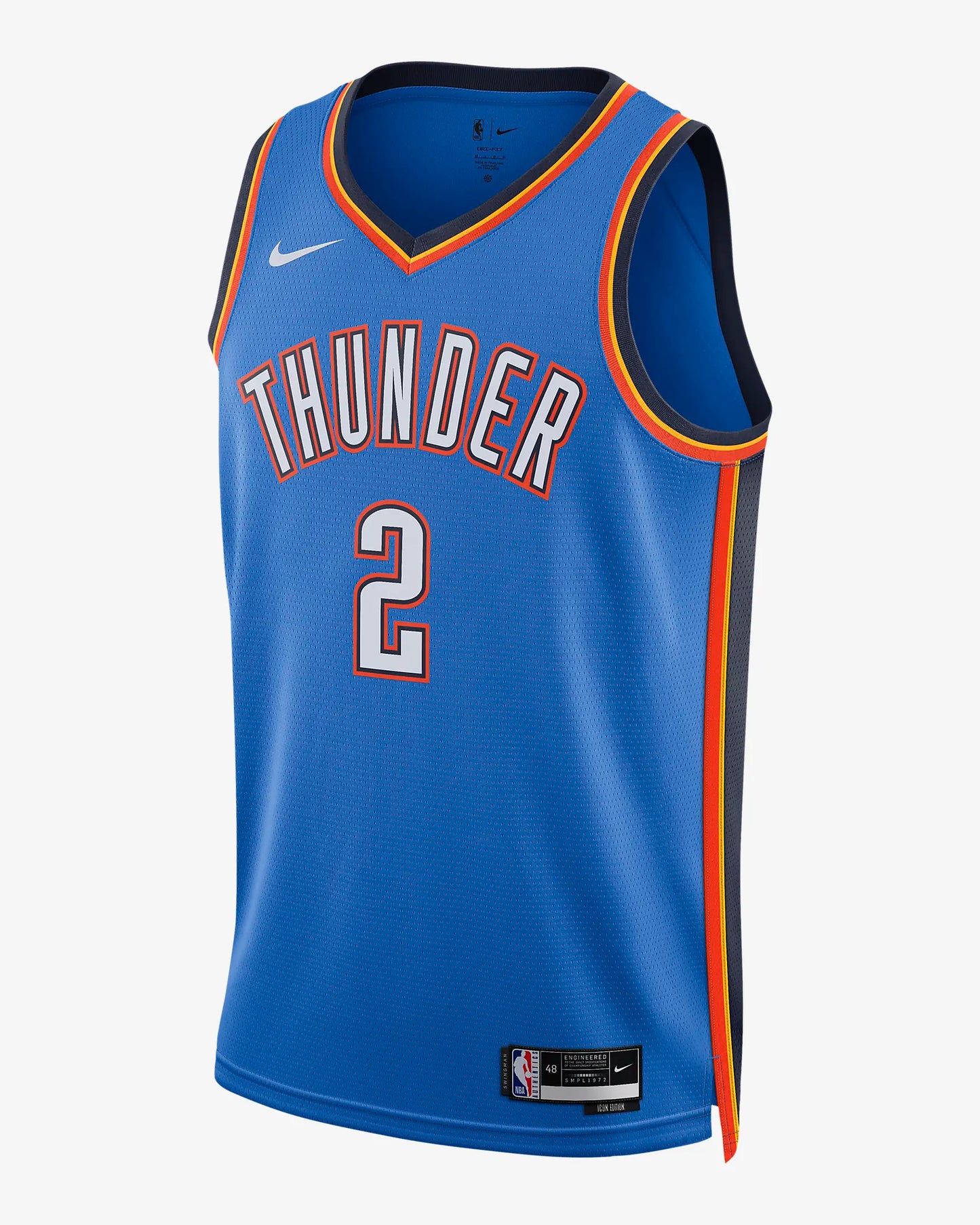 Oklahoma City Thunder Icon Edition 2022/23 Nike Dri-FIT NBA Swingman Jersey