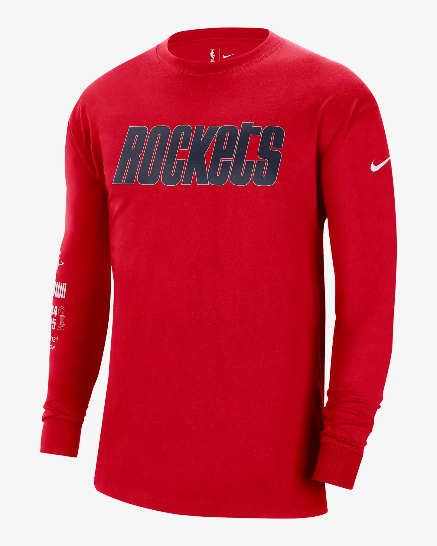 Houston Rockets Courtside Men's Nike NBA Long-Sleeve T-Shirt