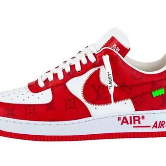 Louis Vuitton x Air Force 1 Low 'White Comet Red' – 21 Exclusive