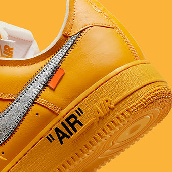 Nike Air Force 1 Low OFF-WHITE University Gold Lemonade Review