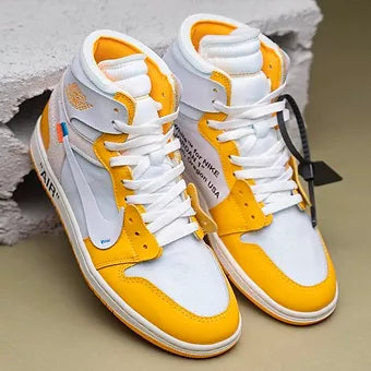Off-White Air Jordan 1 'Yellow Canary' 21 Exclusive LLC.