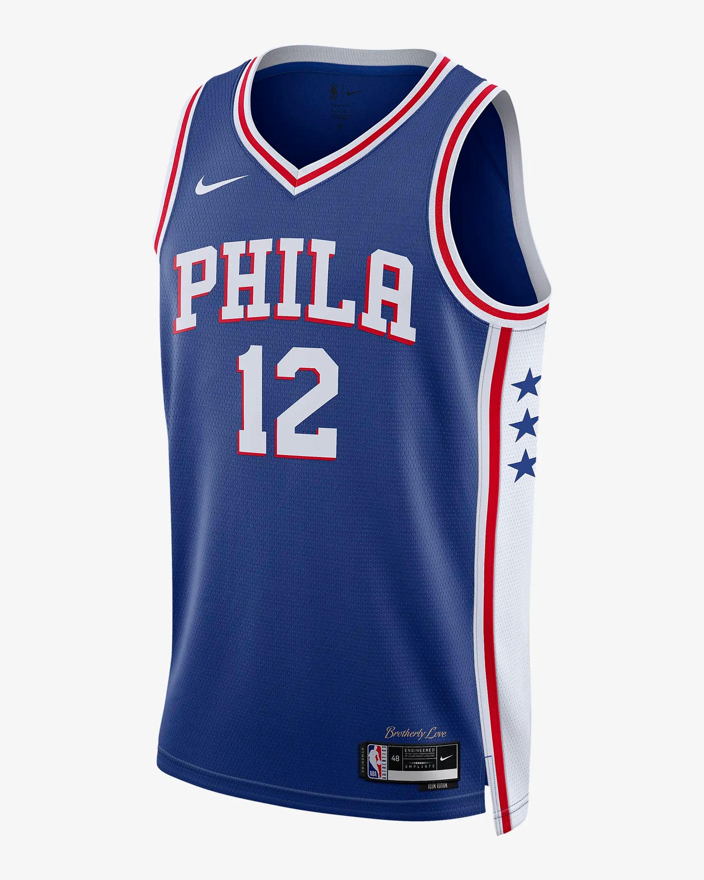 Philadelphia 76ers Icon Edition 2022/23 Nike Dri-FIT NBA Swingman Jersey