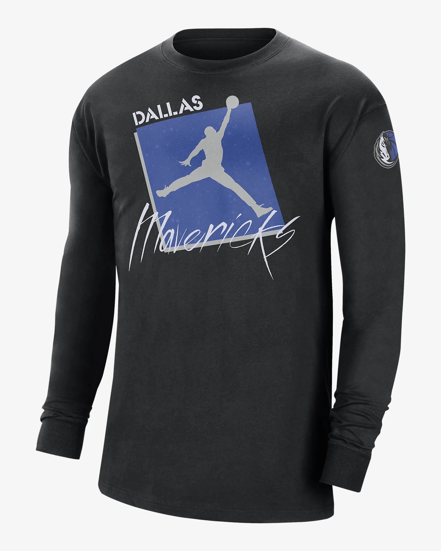 Dallas Mavericks Courtside Statement Edition Men's Jordan Max90 NBA Long-Sleeve T-Shirt