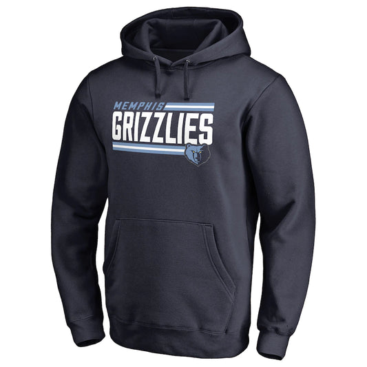 Memphis Grizzlies Fanatics Branded Onside Stripe Pullover Hoodie